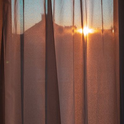 Sunlight filtering through a window, creating a serene and peaceful atmosphere.